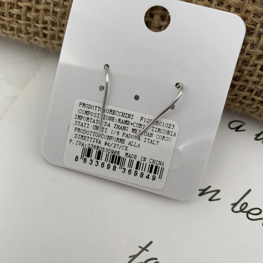 Goccia Pendente-Orecchini con Zirconia - OMZ-XP9849