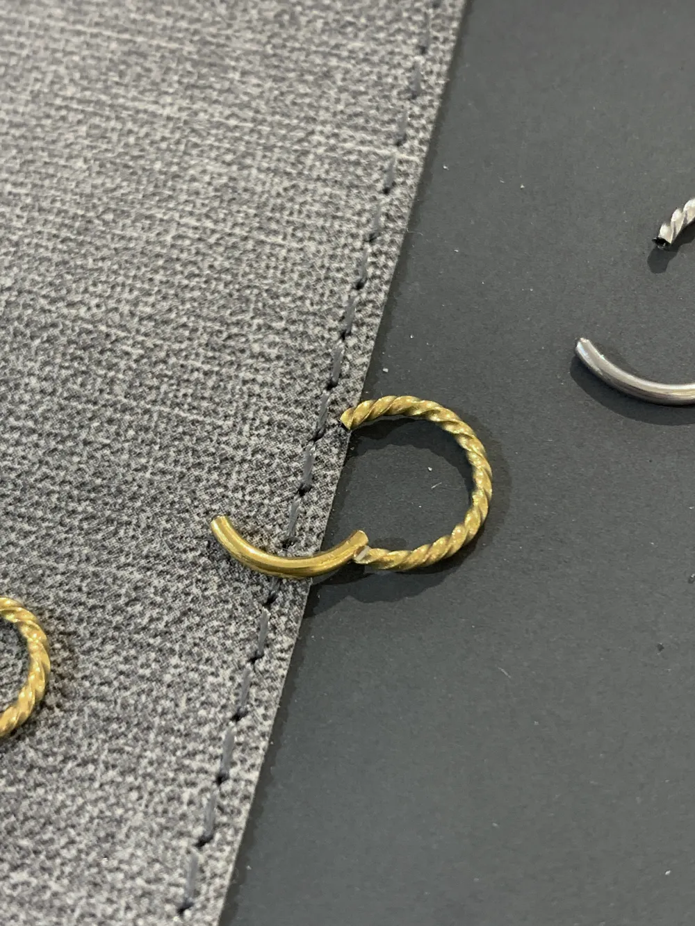 Cerchio Torchon 1.2xMix -12paia Orecchini in Acciaio - OPA-450-631 1.2xMix