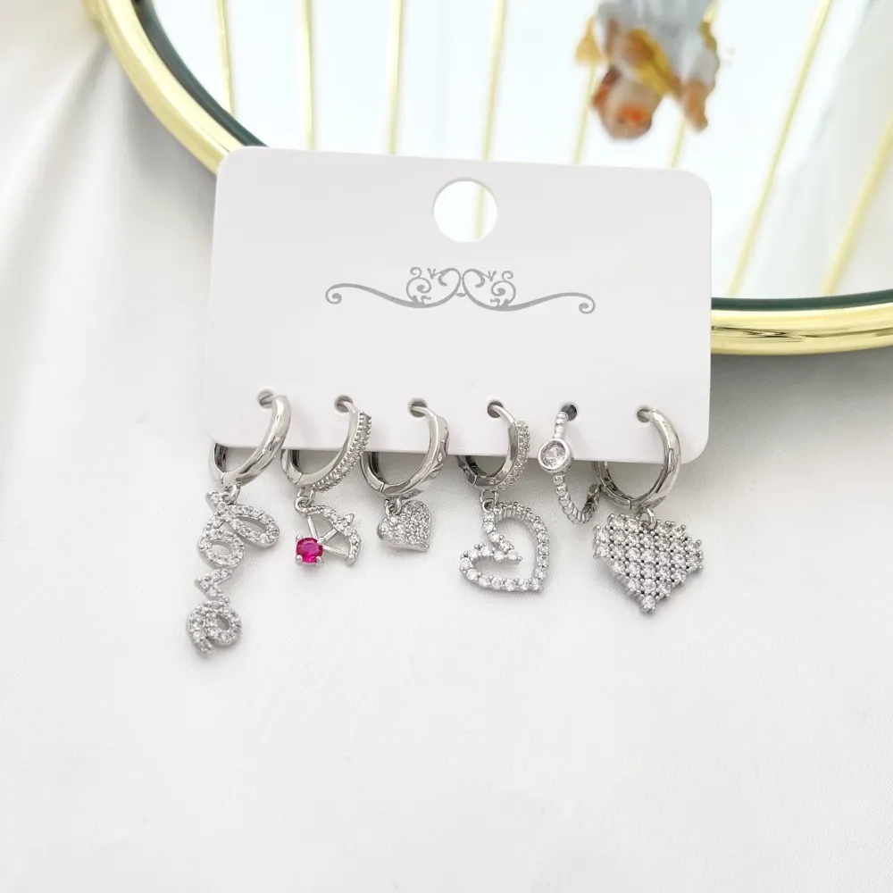 Love Cuore-Set 6pz Orecchini - OPM-520-L40