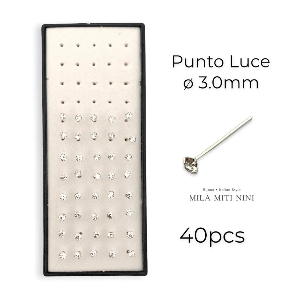 Nasini Punto Luce 3.0mm-Orecchini per Naso - PCA-135-415