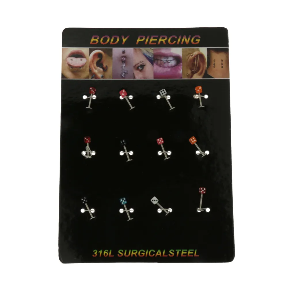 Labre con Dadi 4018 - in Acciaio - PCA4018-Labre con Dadi- in Acciaio