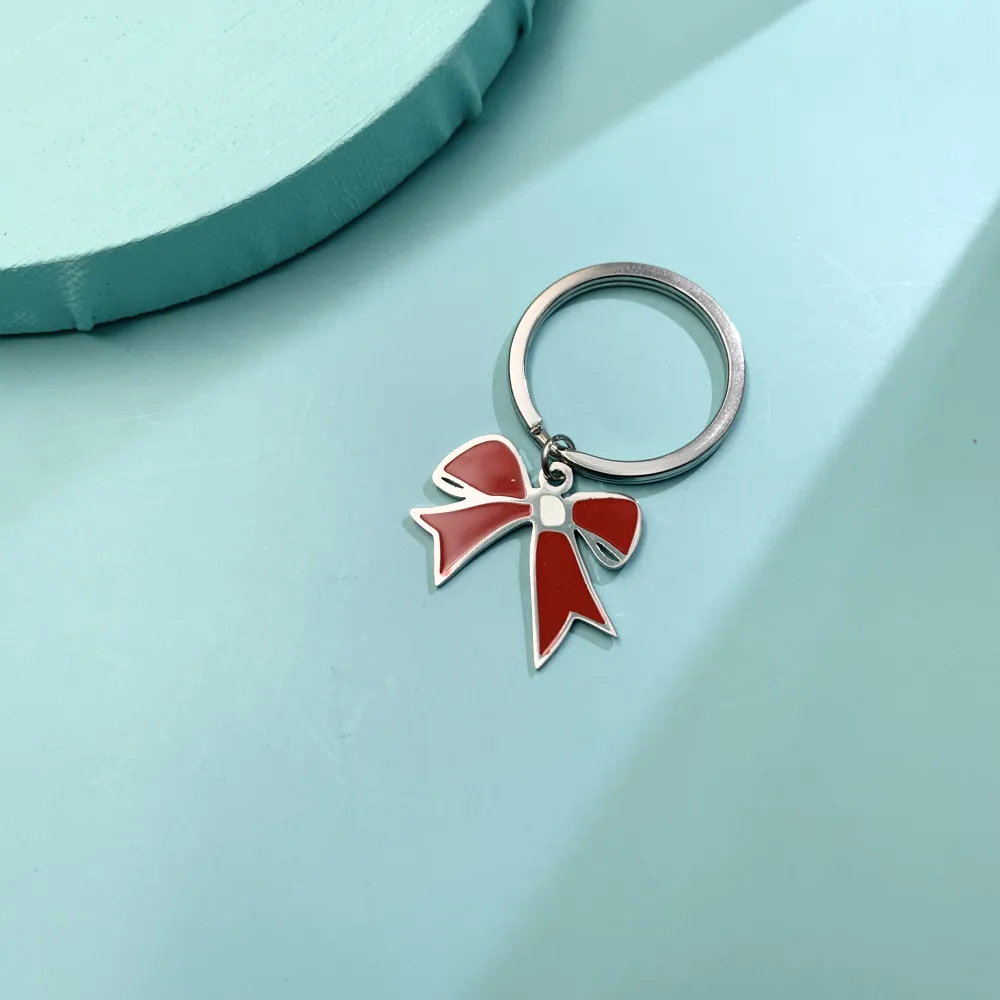 PKA7511-Fiocco Smaltato Portachiavi in Acciaio - PKA-104-A99