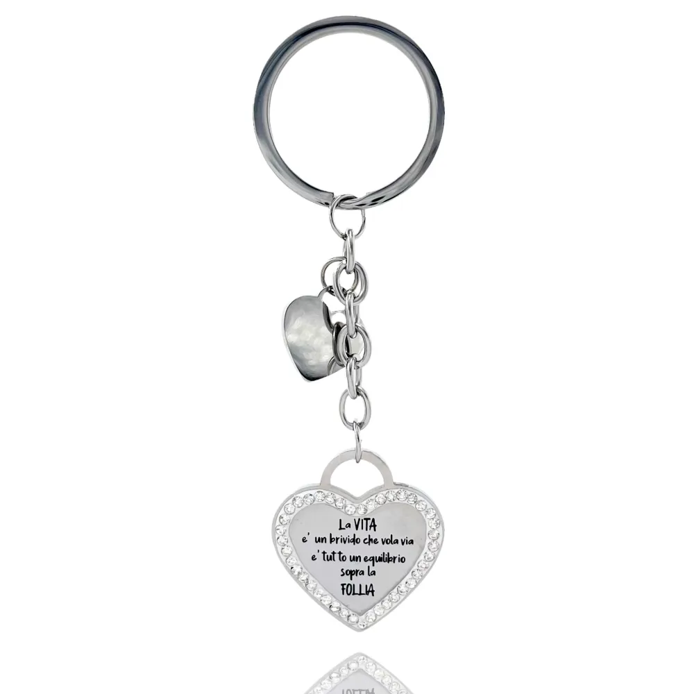 La vita è un Brivido- Portachiavi in Acciaio - PKA-413-119