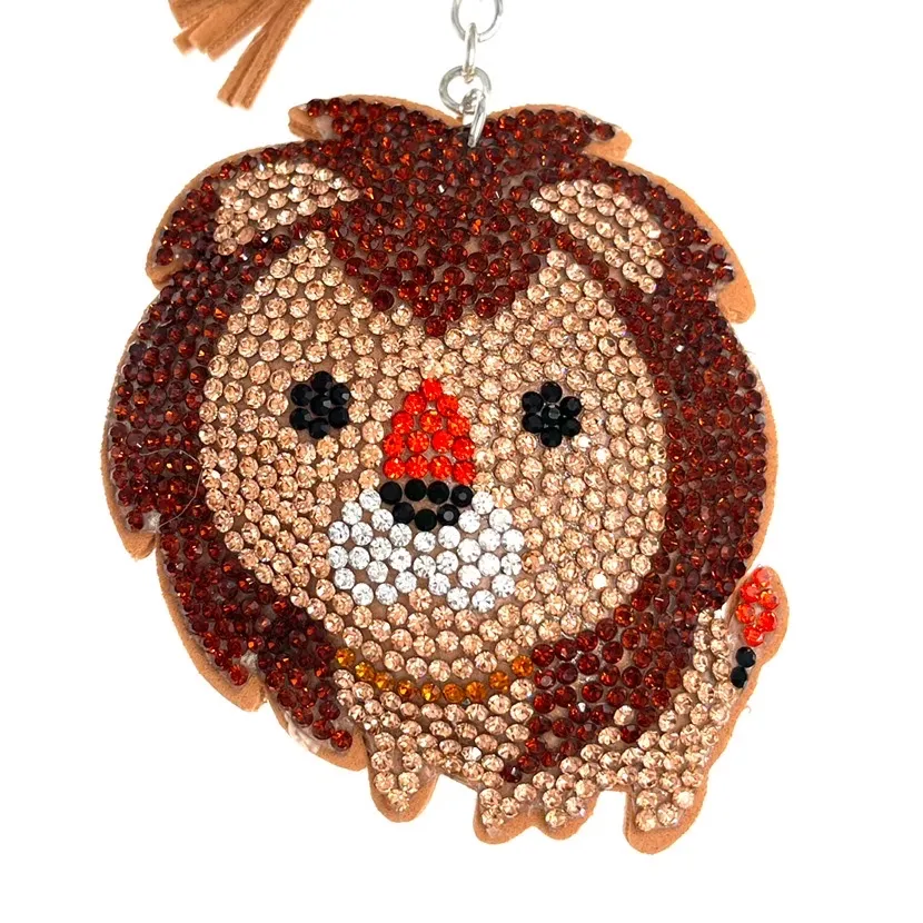 Mix Animali-Portachiavi Similpelle e Strass - PKM-146-151