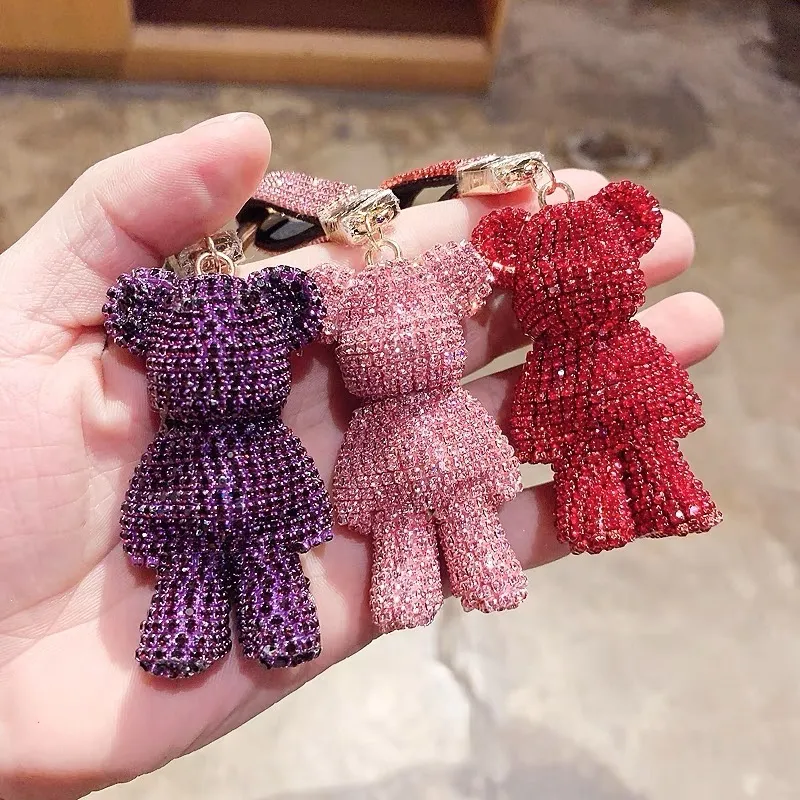 Orsetto con Strass-Portachiavi Moda - PKM-706-03