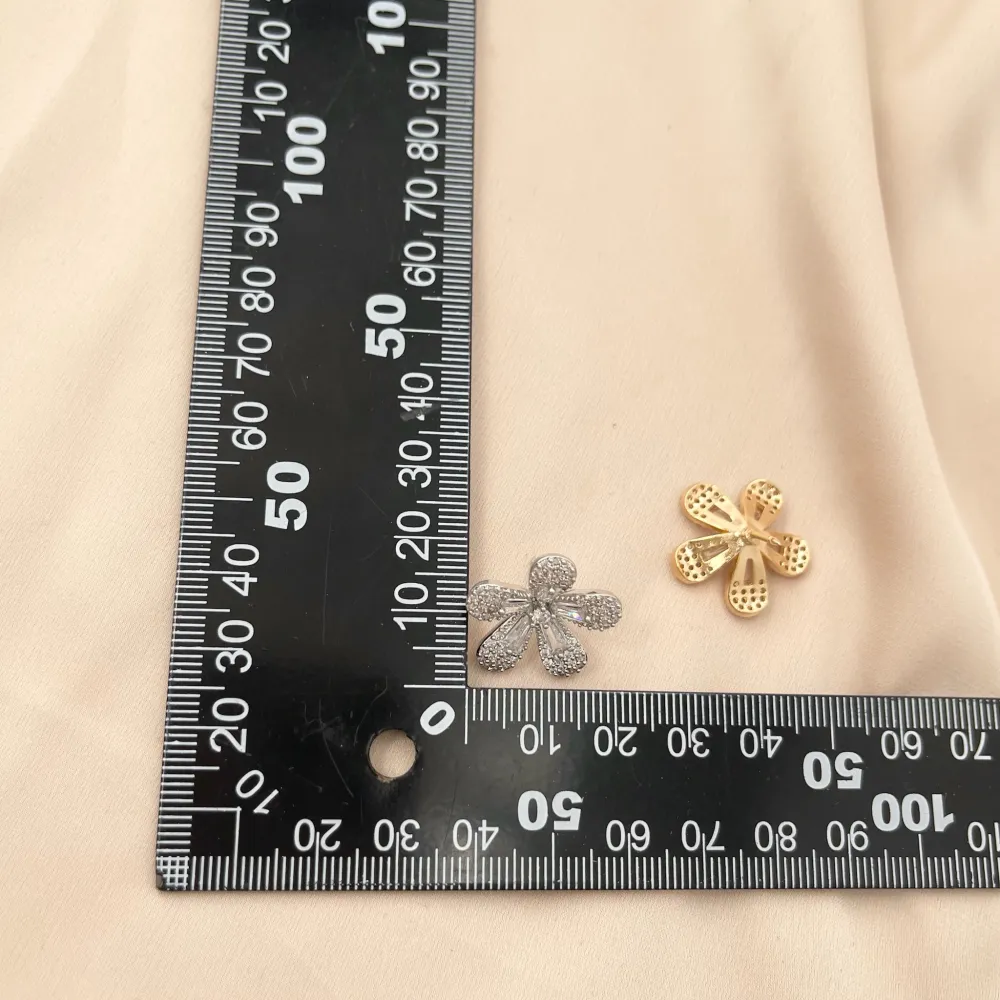 Fiore-Spilla Piccola con Zirconia - SPM-506-194