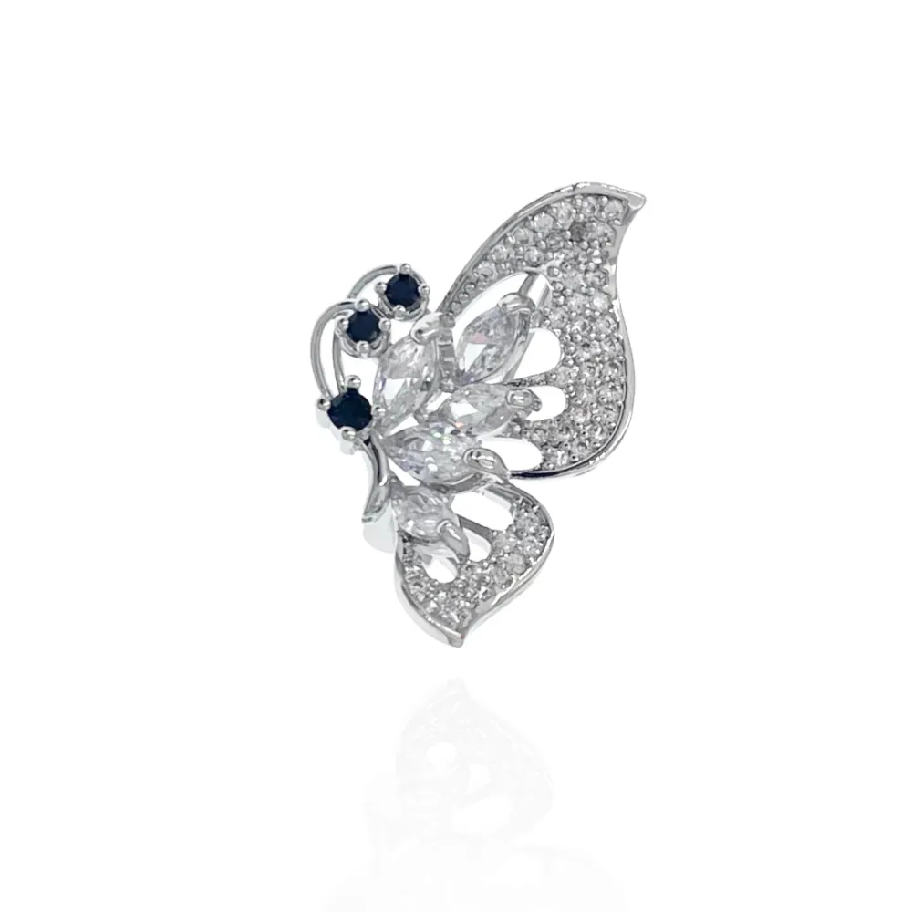 Farfalla-Spilla Piccola con Zirconia - SPM-506-208
