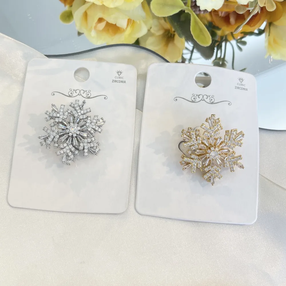 Fiocco di Neve-Spilla con Zirconia - SPM-506-268