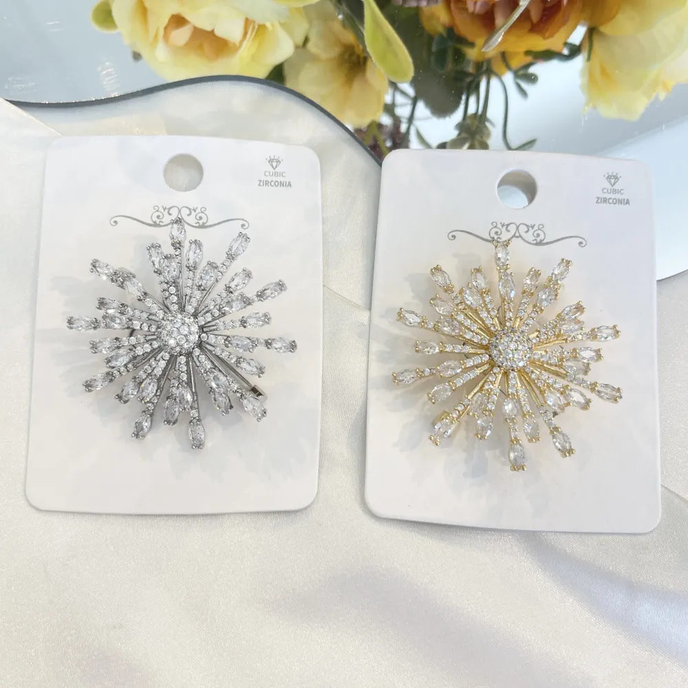 Fiocco di Neve-Spilla con Zirconia - SPM-506-269