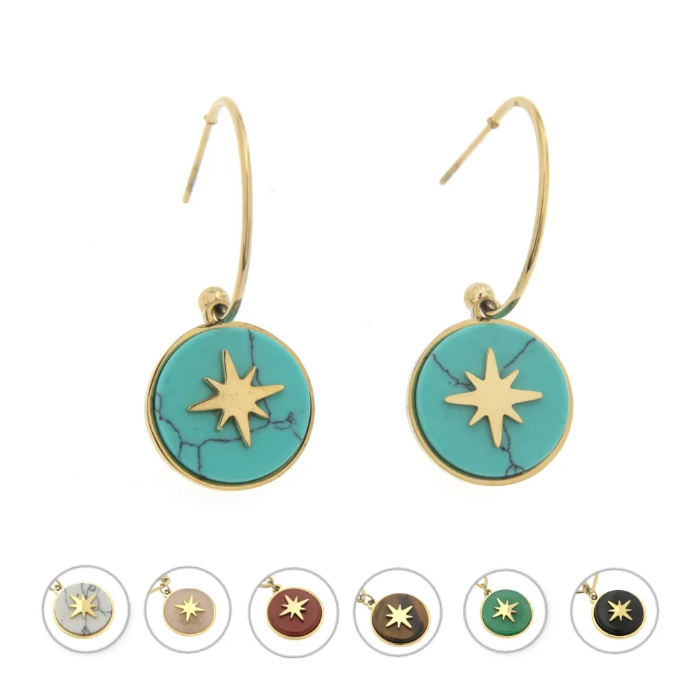 Stella Polare 3360 - Orecchini in Acciaio - Stella Polare 3360 - Orecchini in Acciaio