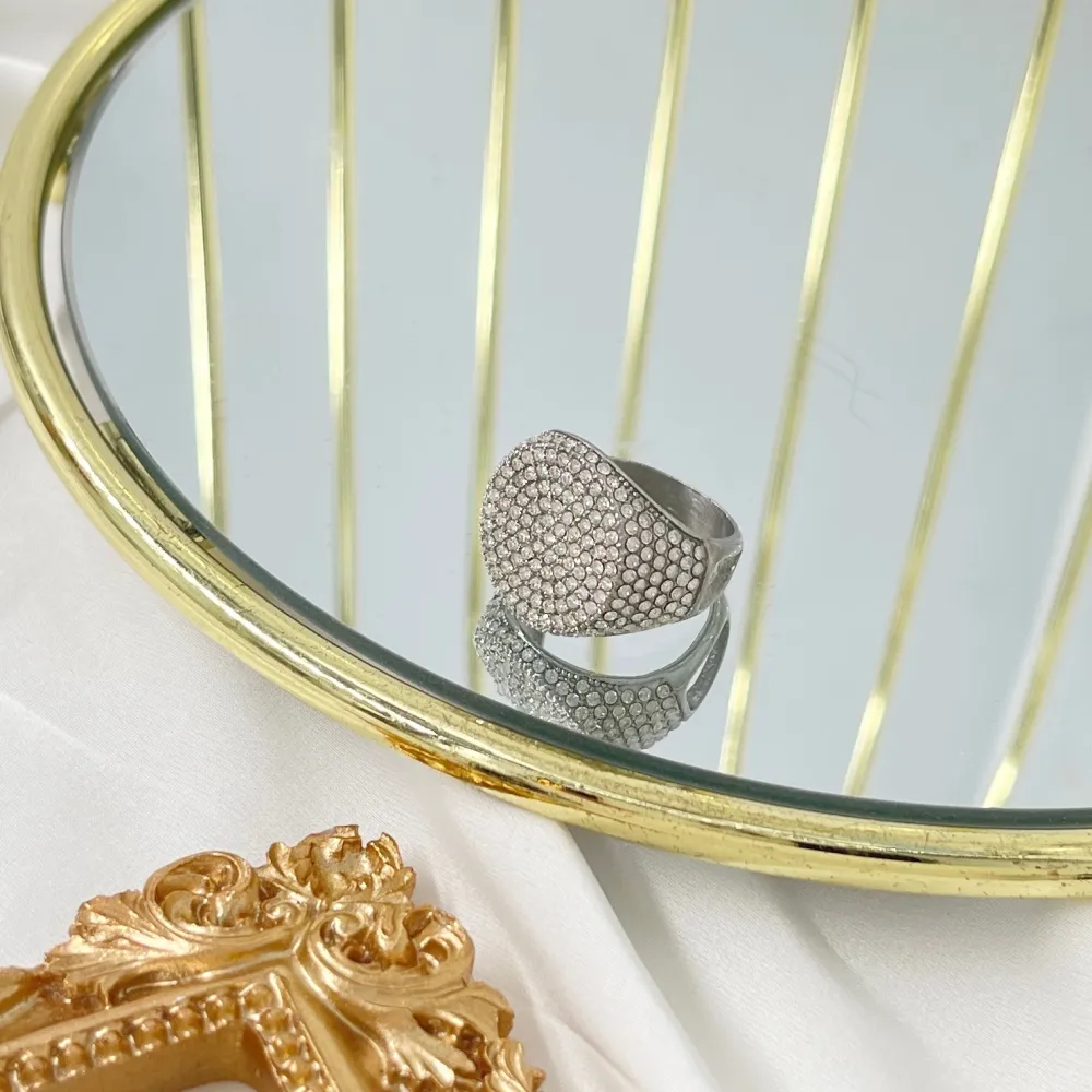 Tondo  -Anello Regolabile in Acciaio - AAR-103-AA4470R