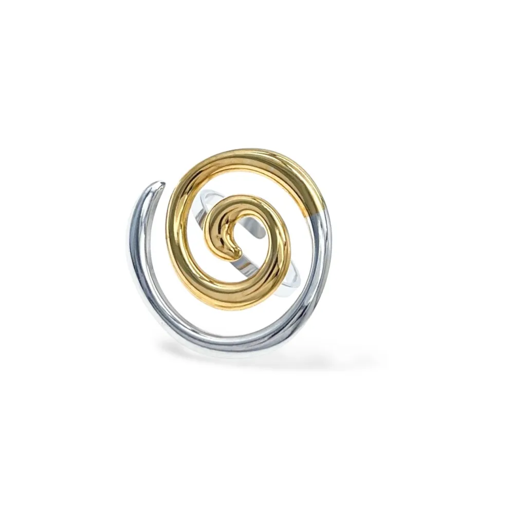 Chiocciola-Anello Regolabile in Acciaio - AAR-105-252