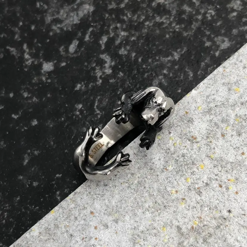 Cane-12 pz Anelli in Acciaio - AAU-518-07