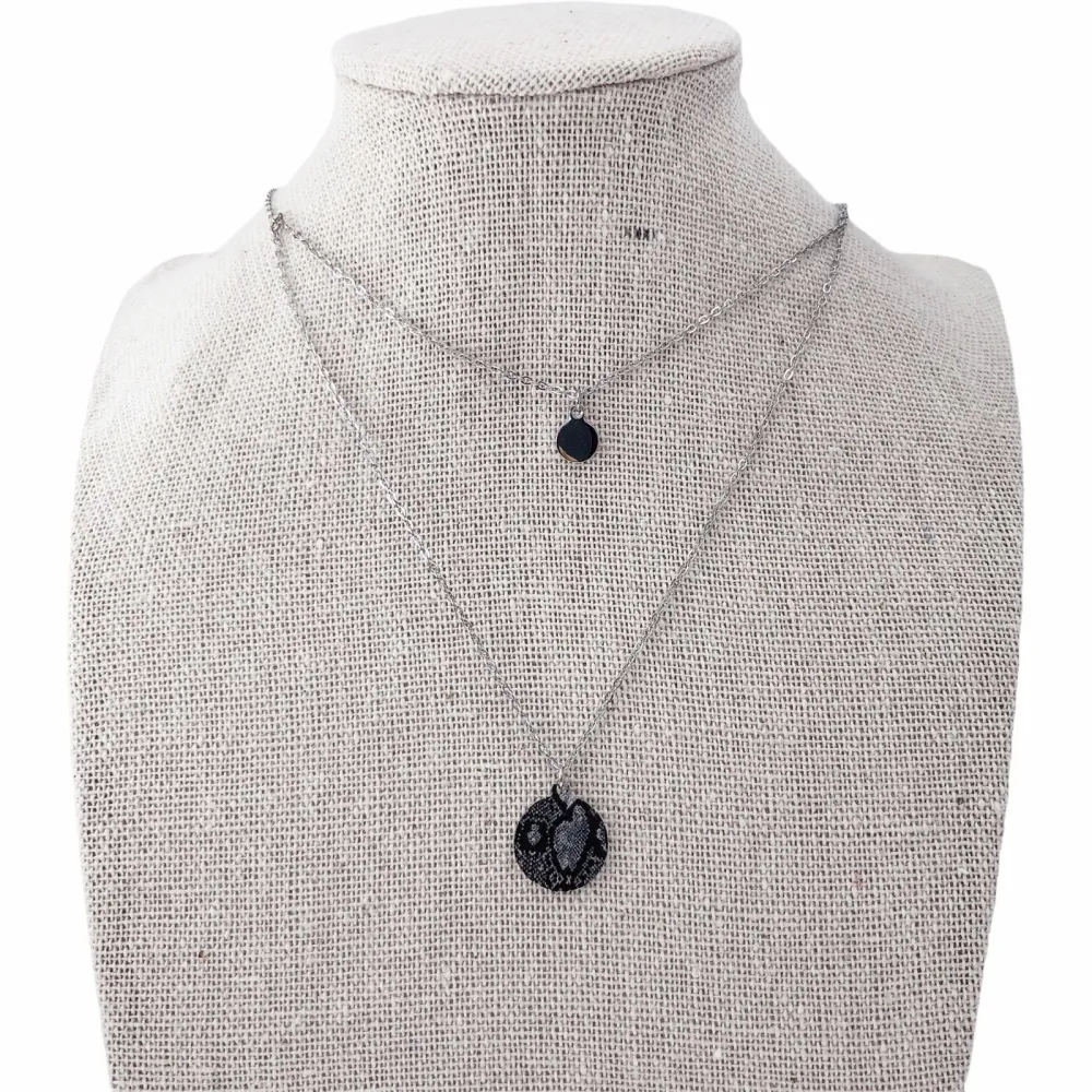 Maculato, leopardato, animalier - Animalier 2 tondi Multifilio 4485 - Collana