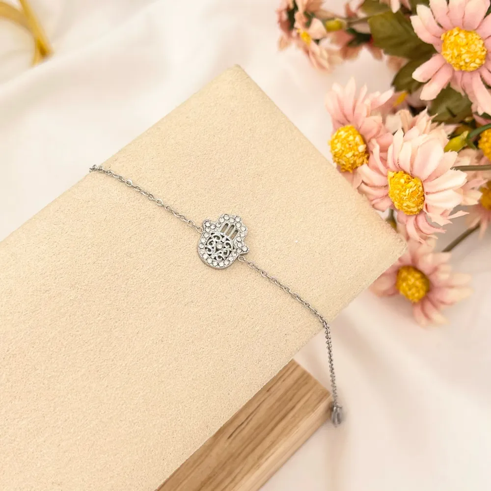 Mano di fatima-Bracciale in Acciaio EMANA - BAC-103-AA2813B