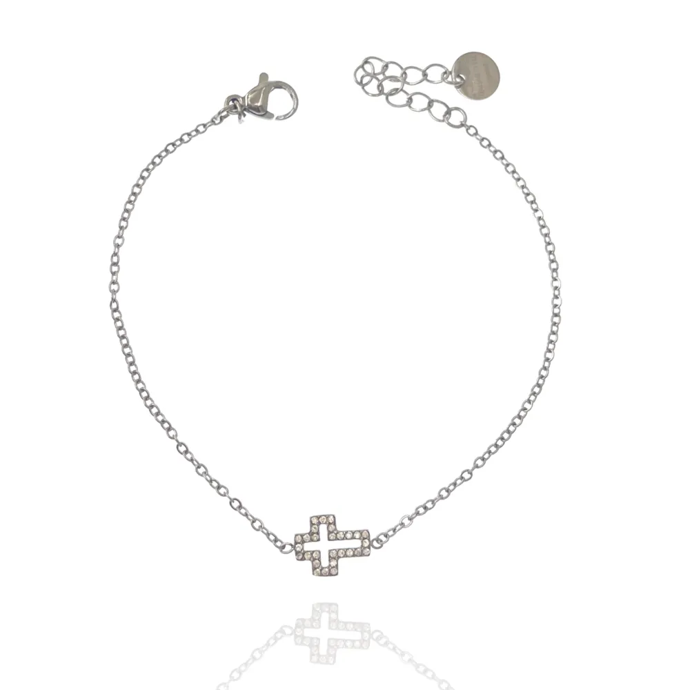 Croce-Bracciale in Acciaio EMANA - BAC-103-AA2833B