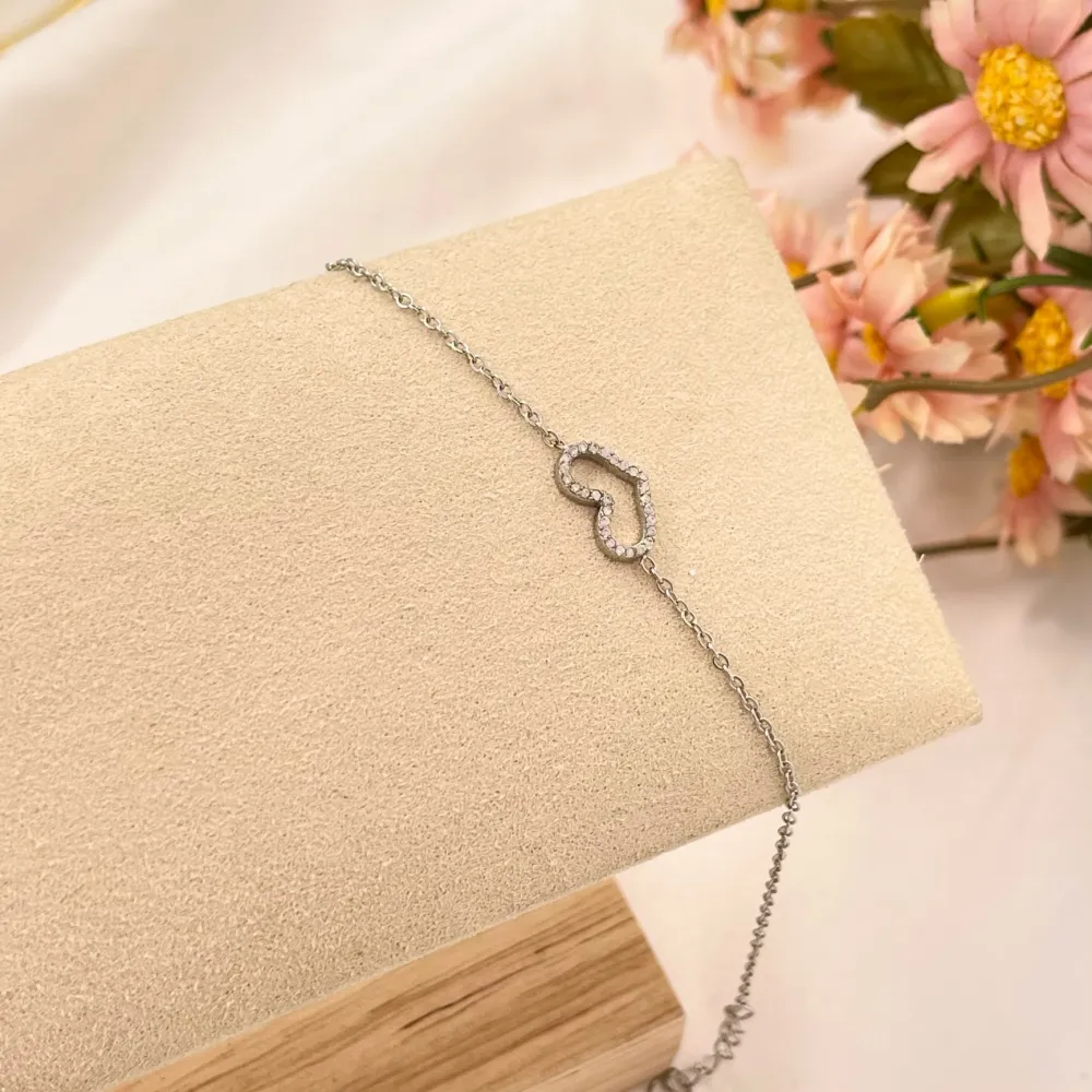 Cuore Vuoto-Bracciale in Acciaio EMANA - BAC-103-AA2837B