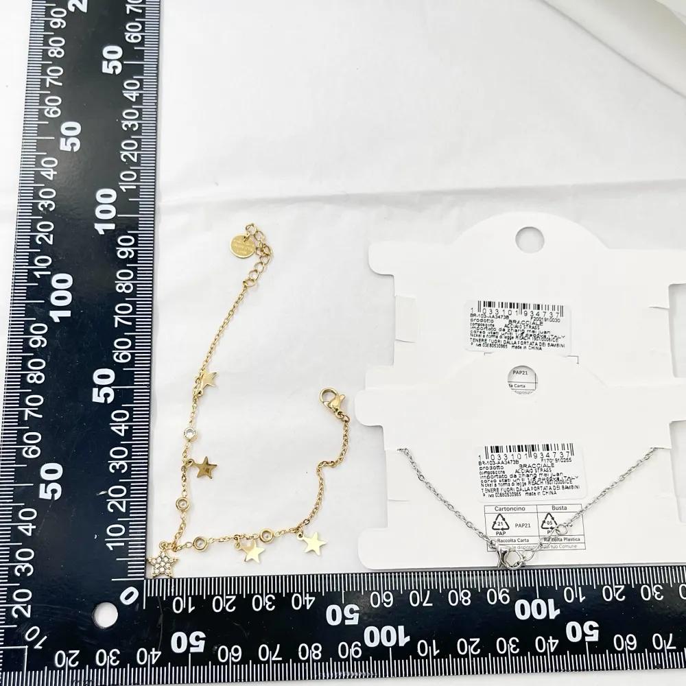 Stella-Bracciale in Acciaio con Chiusura - BAC-103-AA3473B