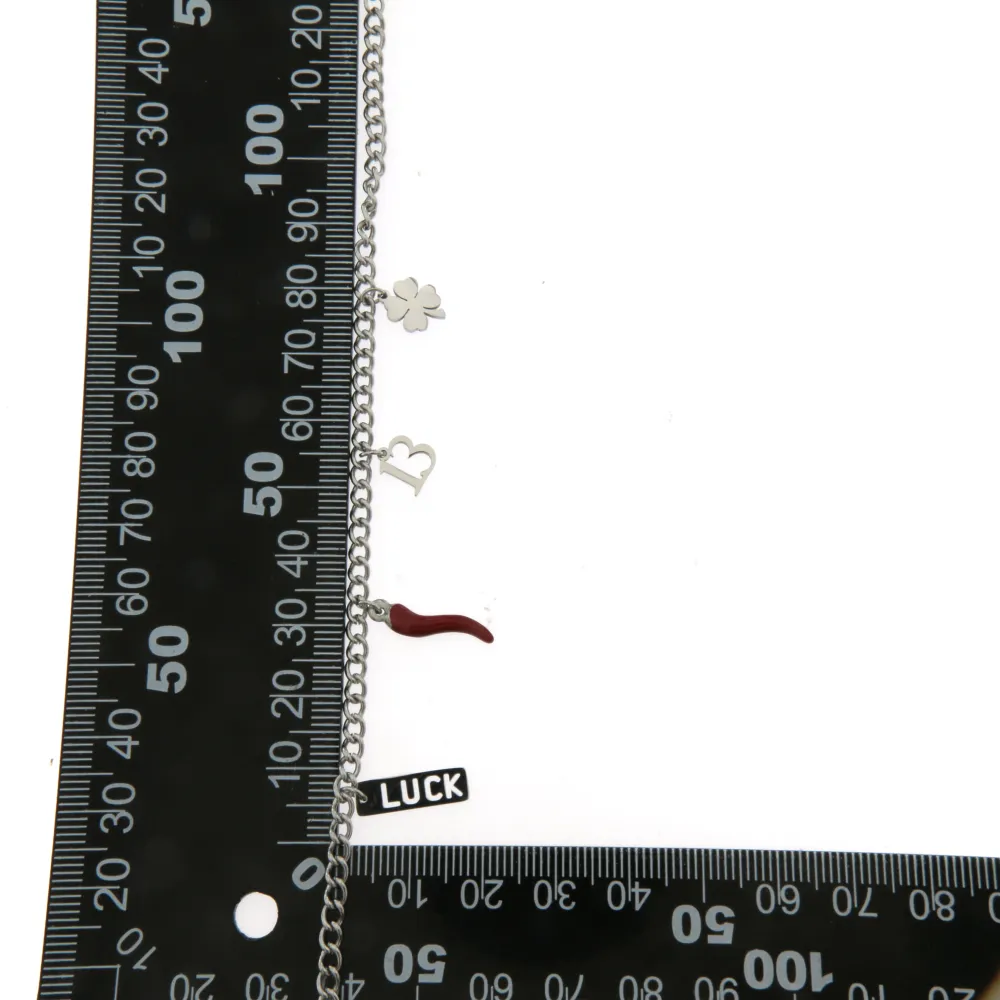 BAC6431-Fortuna-Bracciale in Acciaio con Chiusura - BAC2329-Fortuna-Bracciale in Acciaio con Chiusura