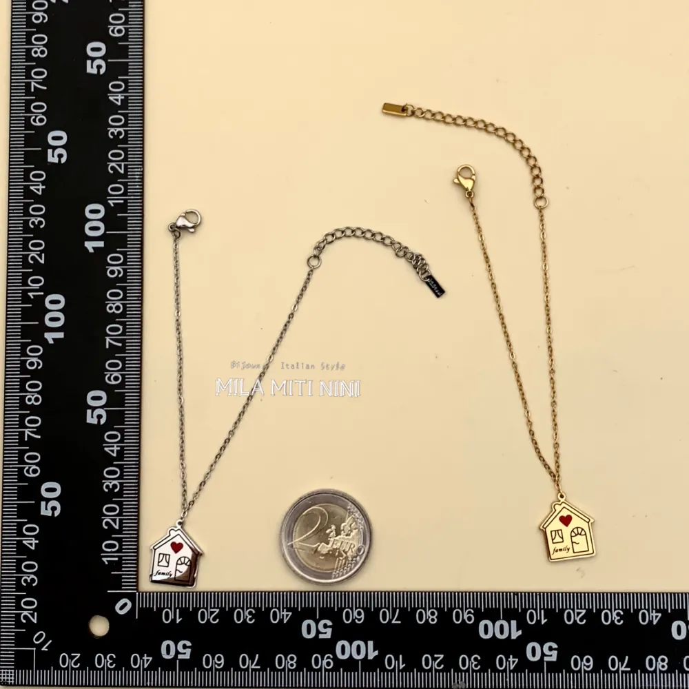 Casa-Bracciale in Acciaio con Chiusura - BAC413-1327