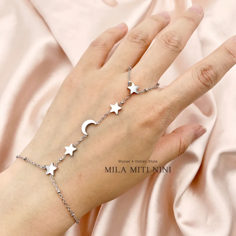 Stella Luna-Baciamano in Acciaio - BAC-413-1946