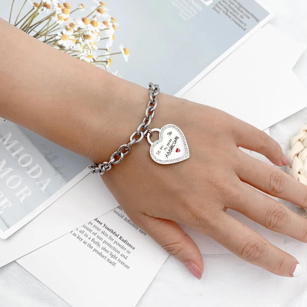 Mamma sei Unica-Bracciale in Acciaio - BAC-413-2225 Mamma