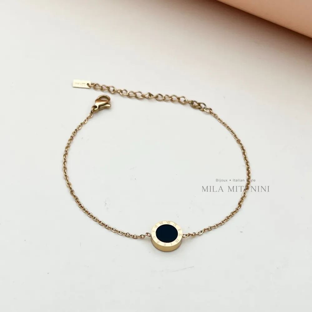 N.Romani-Bracciale in Acciaio con Chiusura - BAC413-2482