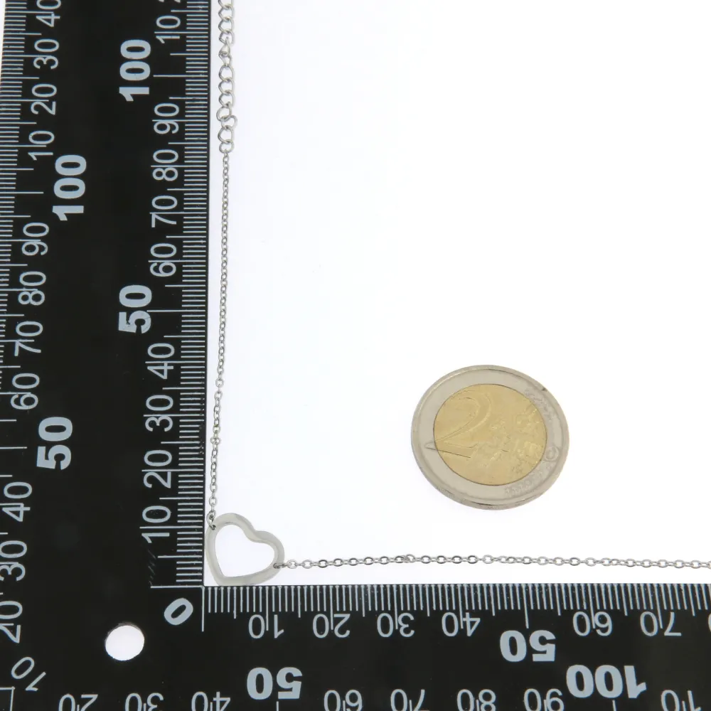 BAC7211-Cuore - Bracciale in Acciaio - BAC7211-Cuore - Bracciale in Acciaio