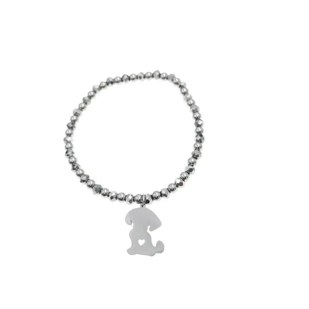 Cane-Bracciali Tris Elastici in Acciaio - BAE-413-079