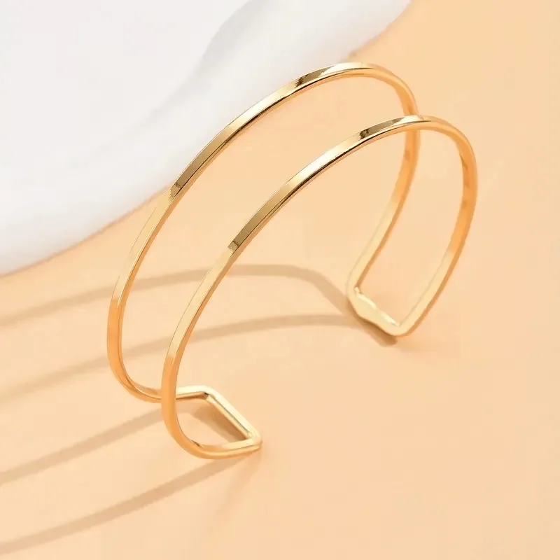 Semplice -Bracciale da Braccio in Acciaio - BAR-413-002