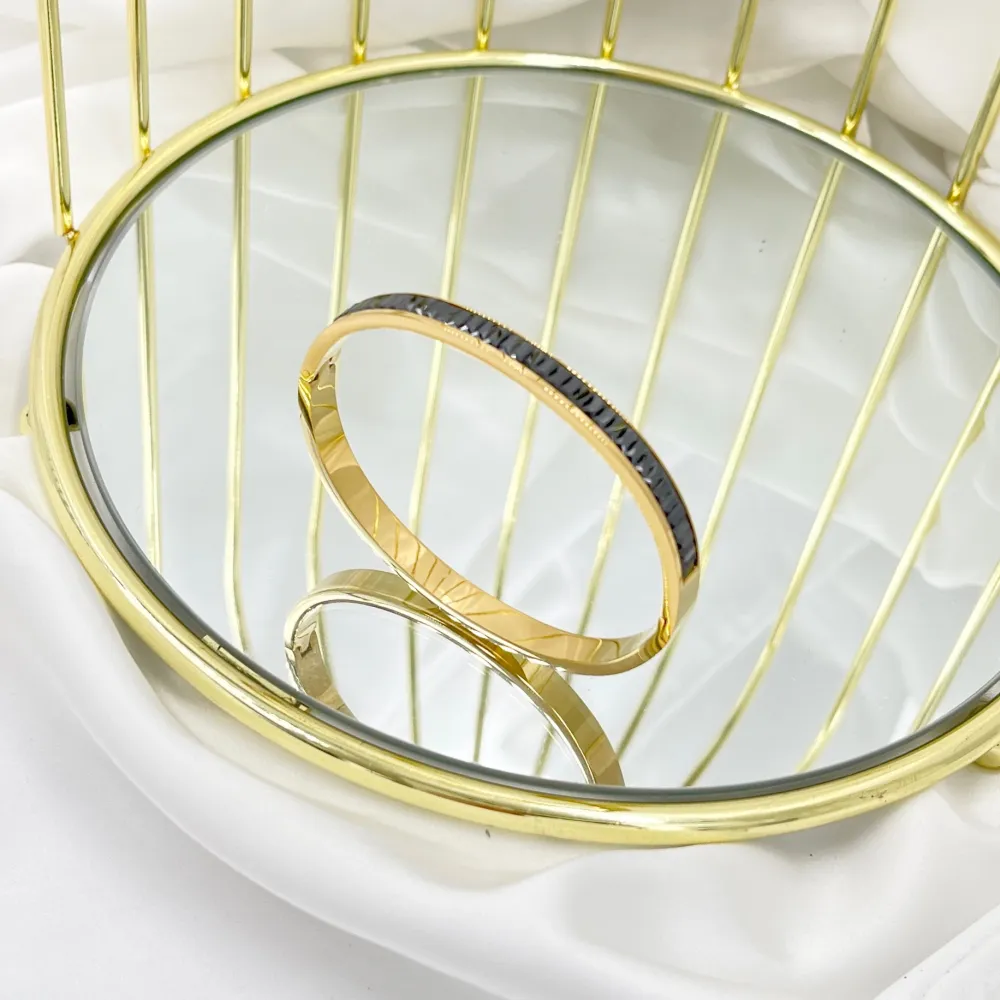 Tennis -Bracciale Rigido in Acciaio - BAR-413-008