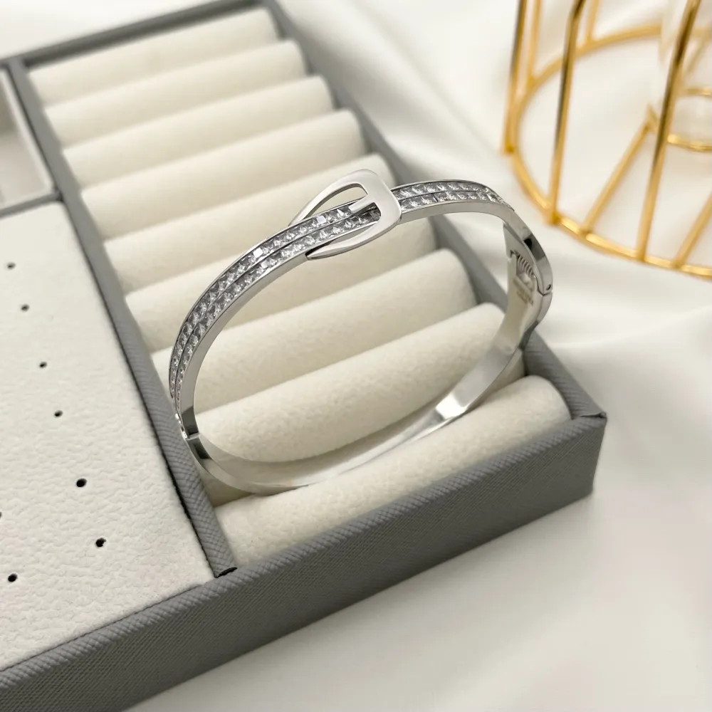 Cintura-Bracciale Rigido in Acciaio - BAR-413-2266