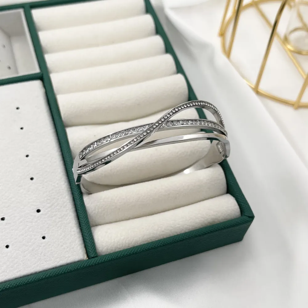 x- Bracciale Rigido in Acciaio - BAR-413-2286