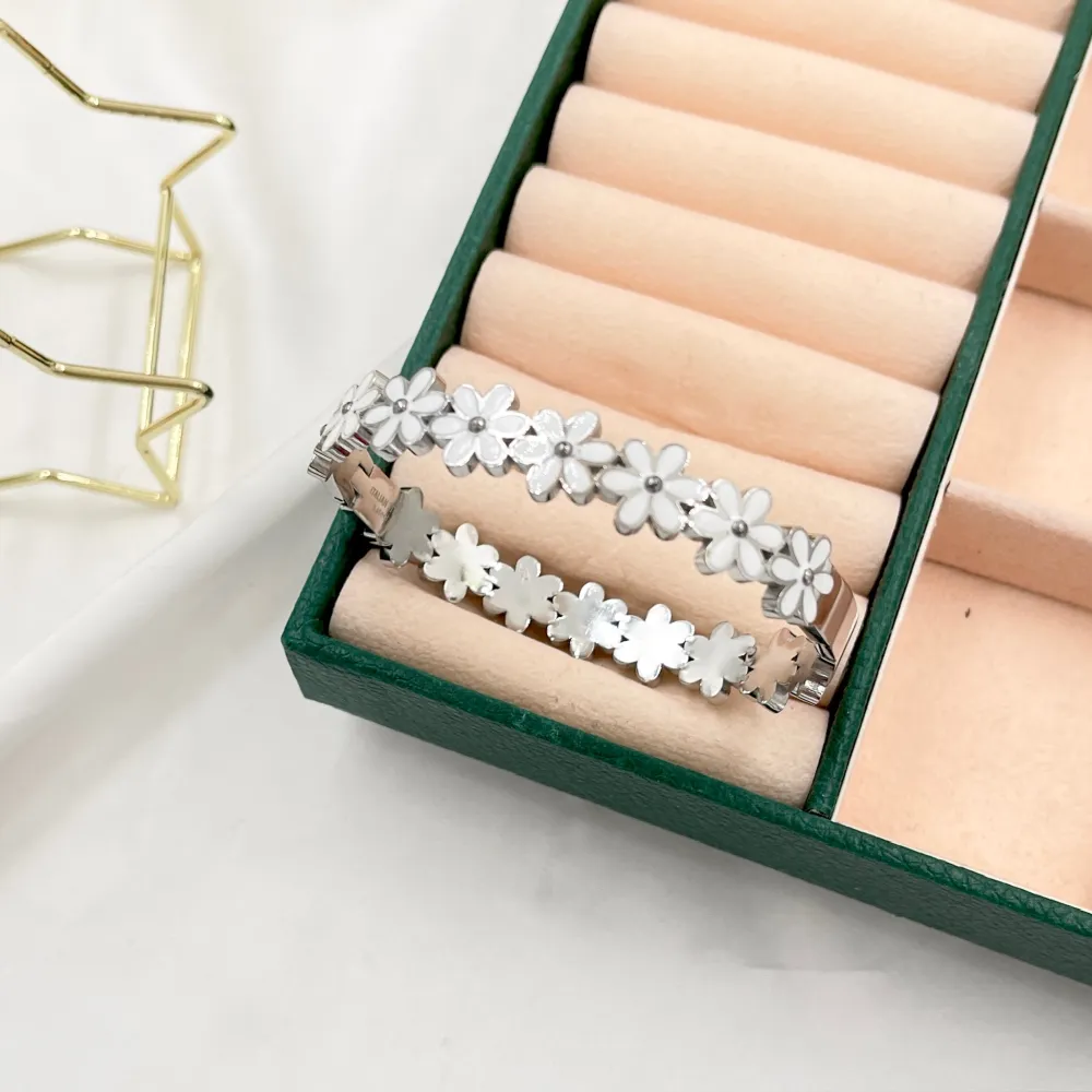 Margherita -Bracciale Rigido in Acciaio - BAR-413-3488