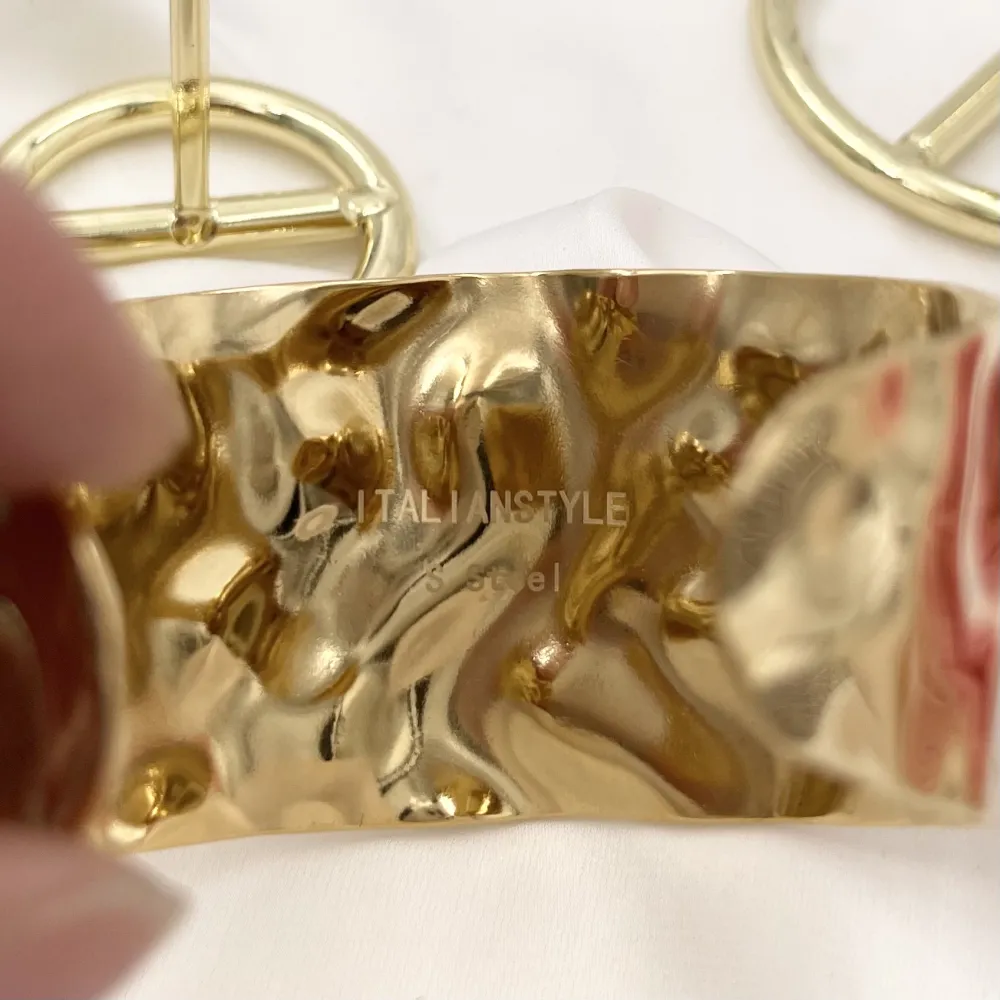 Semplice-Bracciale Rigido in Acciaio - BAR-413-6664