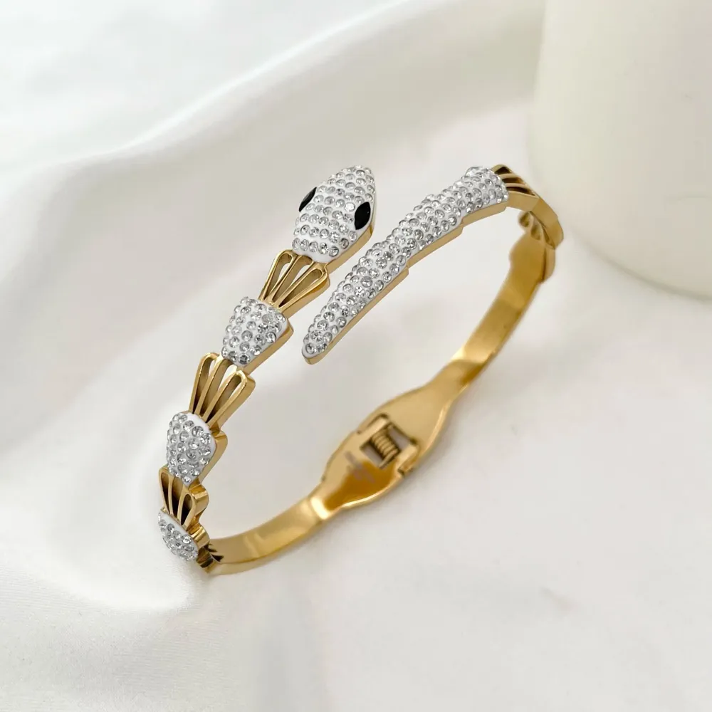 Serpente-Bracciale Rigido in Acciaio - BAR-413-S1355