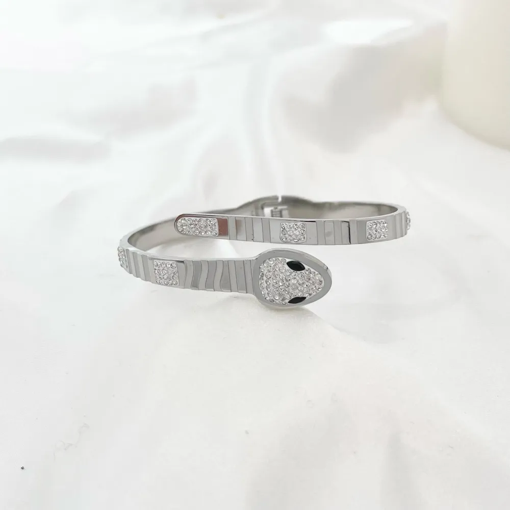 Serpente-Bracciale Rigido in Acciaio - BAR-413-S1356