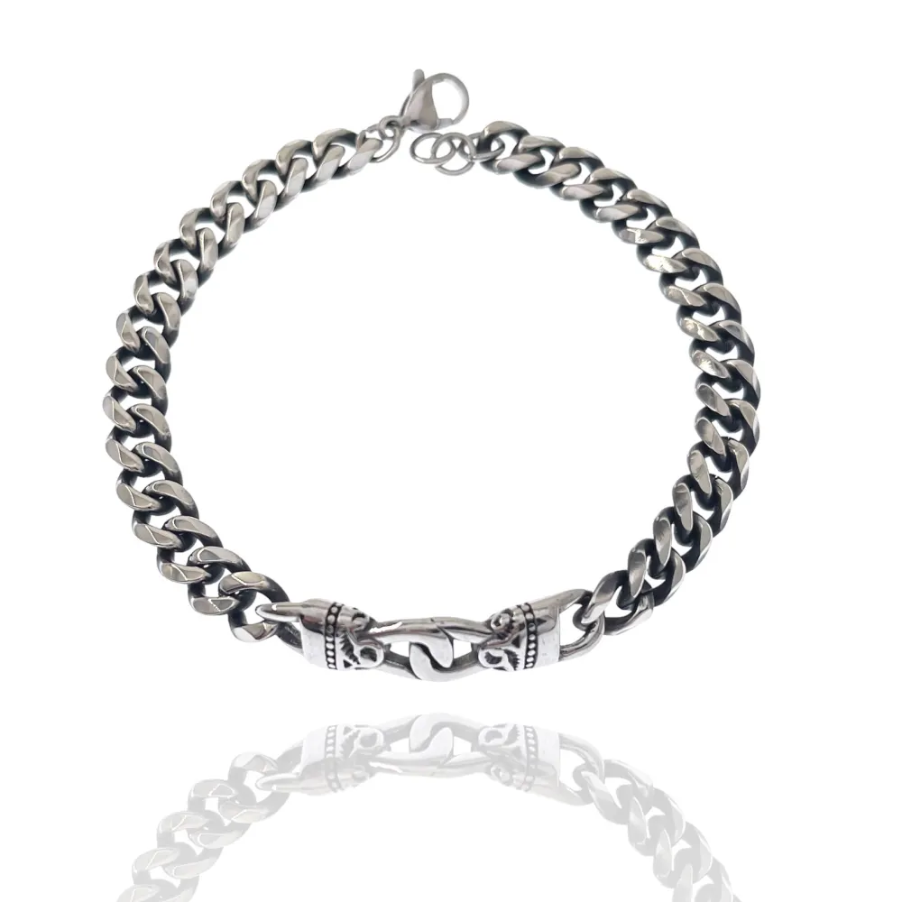 Catena-Bracciale in Acciaio da Uomo - BAU-500-BMB10097