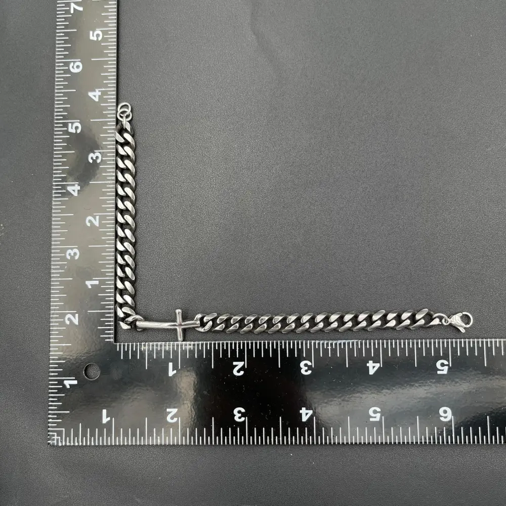 Pietrine-Bracciale in Acciaio da Uomo - BAU-600-B112