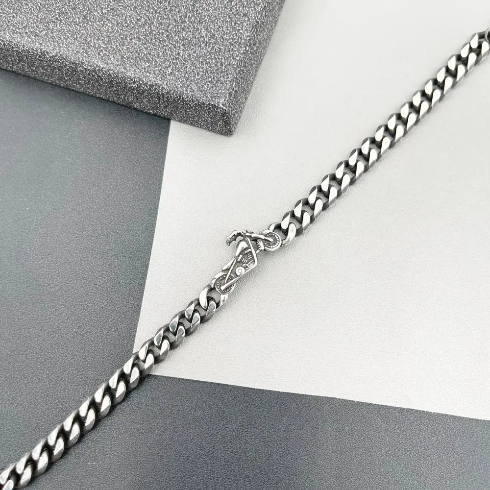 Moto-Bracciali in Acciaio da Uomo - BAU-600-B118