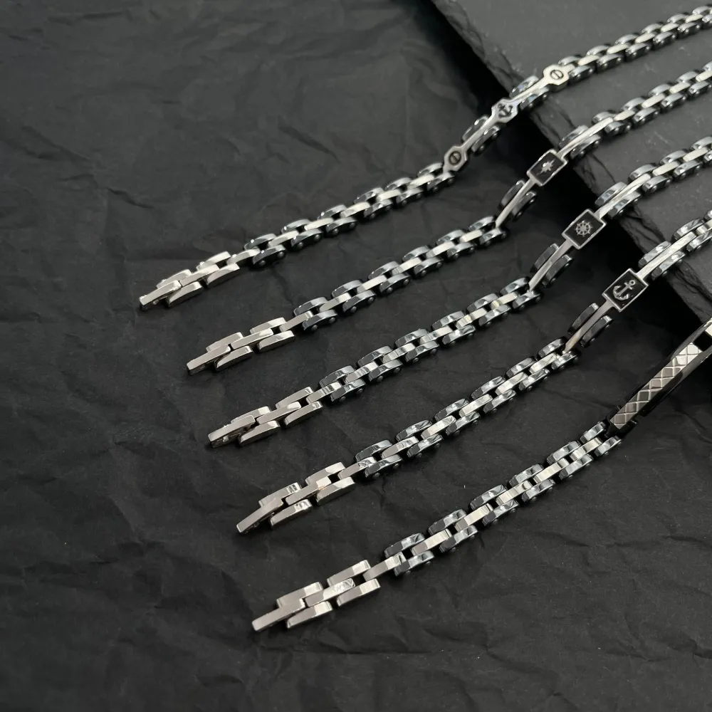 Àncora-Bracciale Uomo in Acciaio - BAU-600-B158S