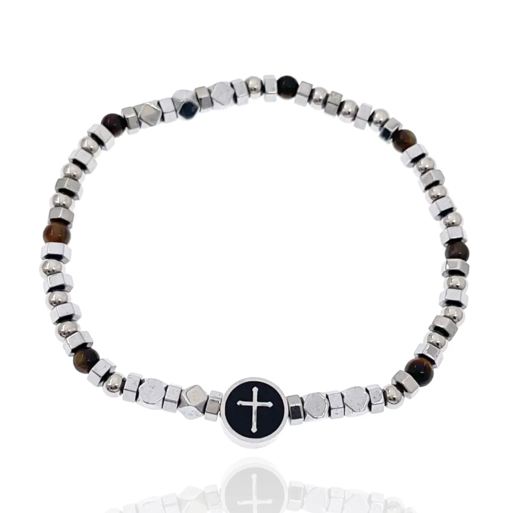 Croce-Bracciale Elastico in Acciaio - BAU-600-H241