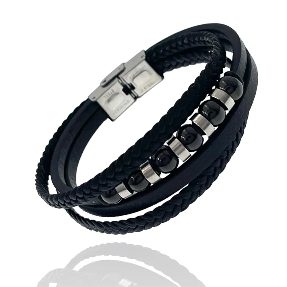 Multifili-Bracciale Uomo in Acciaio - BAU-720-08