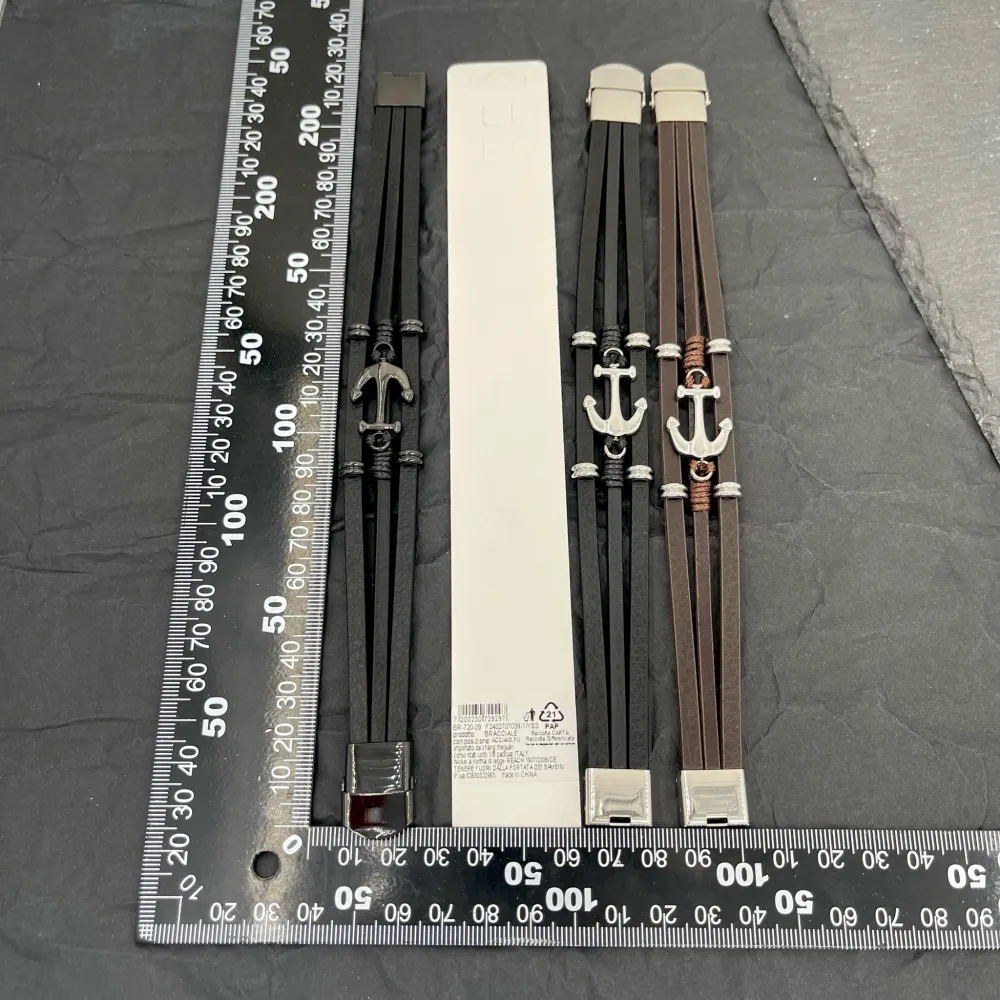 Ancora- Bracciale da Uomo in Acciaio - BAU-720-29