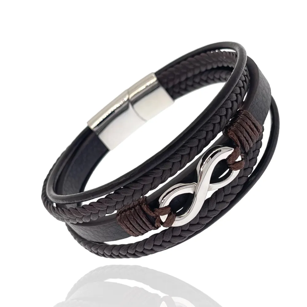 Infinito- Bracciale da Uomo in Acciaio - BAU-720-30