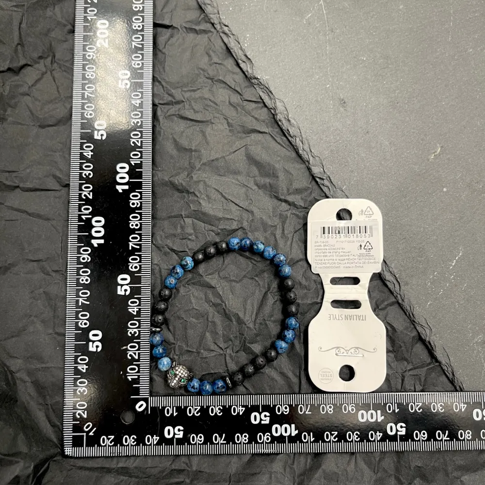 Pantera-Bracciale Elastico in Acciaio da Uomo - BAU-739-05 6mm