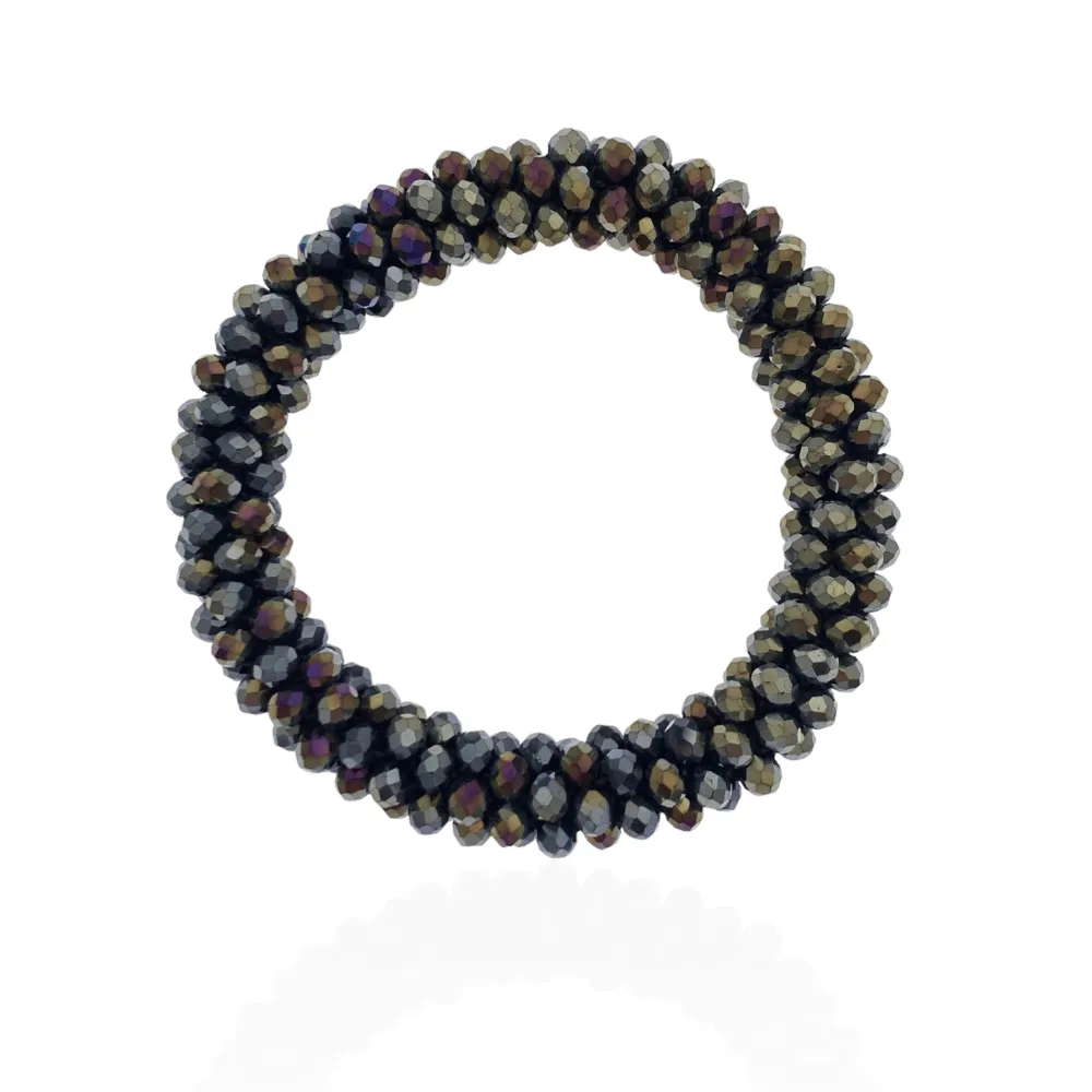 Tonalità Mix-Bracciale Elastico con Cristalli - BEC-1412 Tonalità Mix