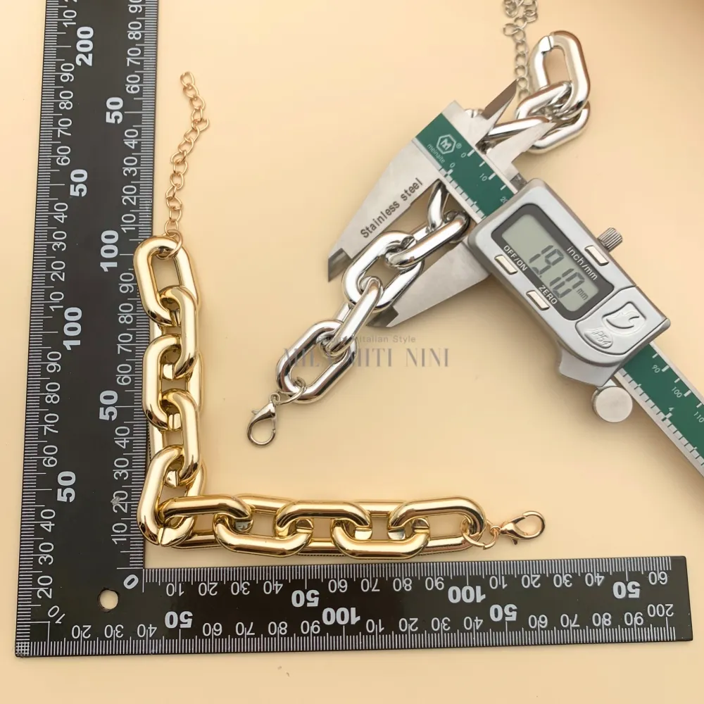 BMC7769-Catena -Bracciale Corta in Plastica - BMC7769-Catena -Bracciale Corta in Plastica