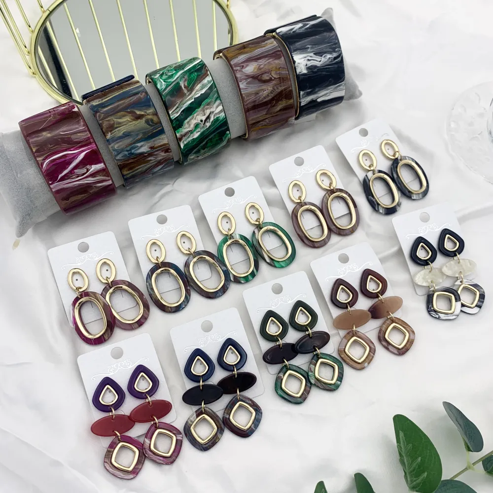 Fantasia-Bracciale Rigido Moda in Resina - BMM-1508