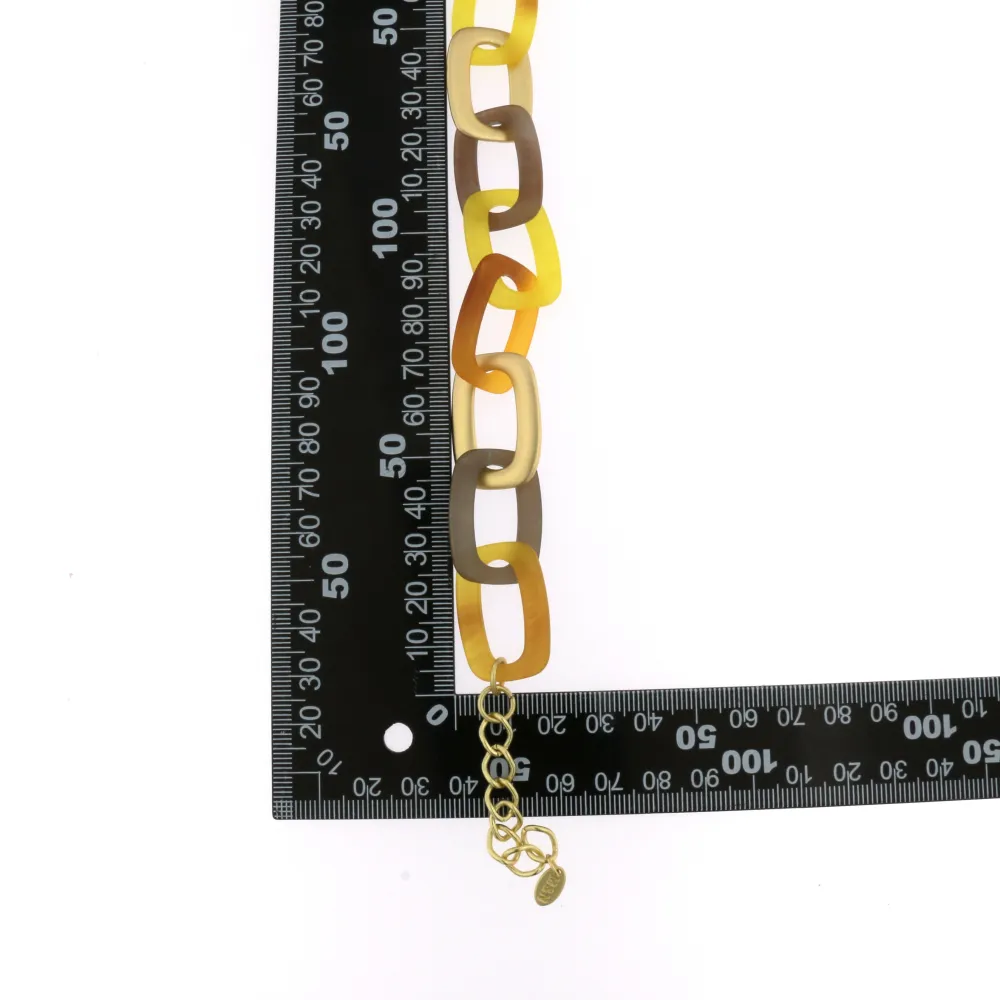 BMR7205-Catena Opaca- Bracciale in Resina - BMM-YSL1637